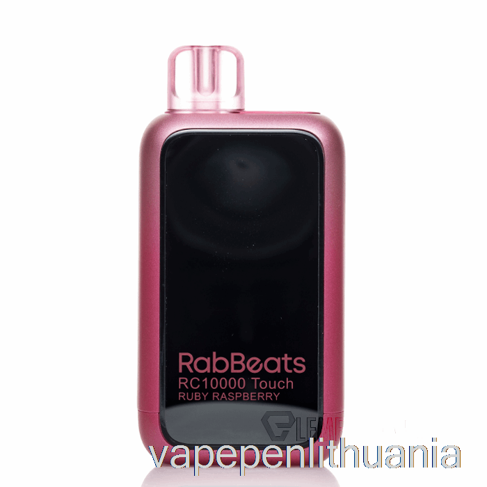Rabbeats Rc10000 Touch Vienkartinis Rubino Aviečių Vape Skystis